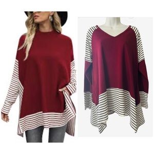 Casual Comfortable Warm Ladies Sweater with pockets